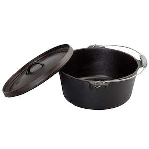 Christmas Gift Ideas: Charmate Cast Iron Camp Oven - 12 Quart Round
