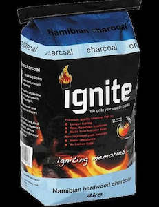 Charcoal: Ignite Nambian Hardwood - 4kg bag