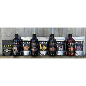 Nz Made Sauces: The Four Saucemen - Rub & Sauce Combo Pack