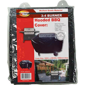 Outdoor Magic: Outdoor Magic Hooded 3-4 Burner BBQ Cover