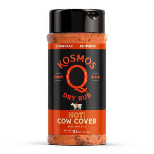 Kosmos Q: Kosmo's Q - Cow Cover Hot BBQ Rub