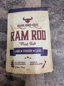Rubs Seasonings: Rum & Que Ram Rod - 100gm Pouch
