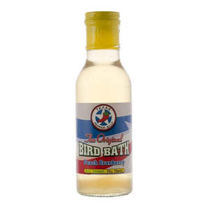 Best Before Date Clearance - Texas Bird Bath - Peach & Cranberry