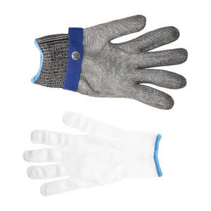 Chef Inox Chain Mesh Glove Stainless Steel - 3 Sizes