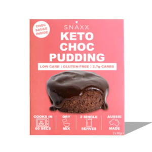 Snaxx: Keto Choc Pudding - 2 Pack
