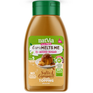 No Added Sugar Salted Caramel Smooth Topping 250ml NEW PACKAGING