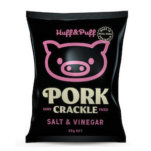 Crackle: Salt & Vinegar Pork Crackle 25g