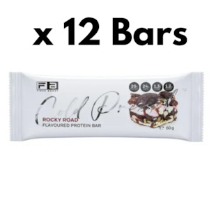 Bundles: FIBRE BOOST ROCKY ROAD Flavour 60g X 12 BOX BUNDLE Cold Pressed Protein Bar -