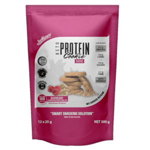 Cookies: Raspberry & White Choc Chip Mini Protein Cookie Pouch 300g