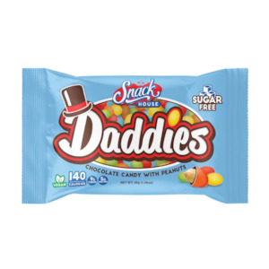 Gummies Lollies: Daddies - Chocolate Peanut Candies 45g