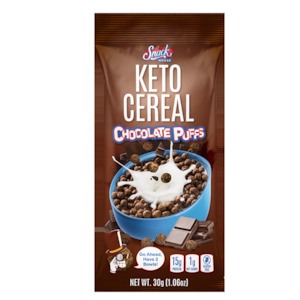 Cereals: Chocolate Puffs Keto Cereal- 30g