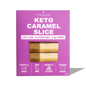 Desserts: SNAXX Keto Caramel Slice- 4 Pack