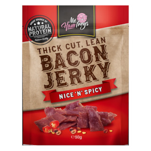 Meats: Bacon Jerky Nice 'N' Spicy 50g