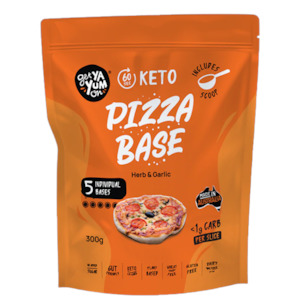 5 x Mug Mix VALUE PACK (with scoop!) PIZZA BASE - Herb & Garlic 300gm