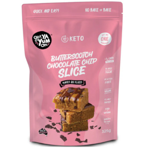 Baking Mixes: 5 Pack BUTTERSCOTCH CHOCOLATE CHIP SLICE 325g - NO BAKE OR BAKE