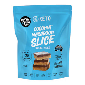 Baking Mixes: Coconut Macaroon Slice 60g - NO BAKE OR BAKE
