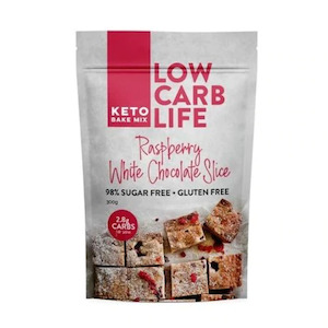 Baking Mixes: Raspberry White Chocolate Slice