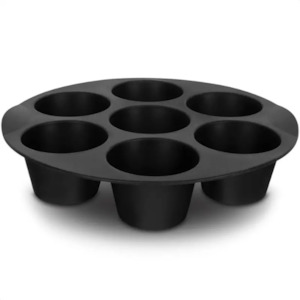 Baking Equipment: 7 Cavity Silicone Cupcake Pan