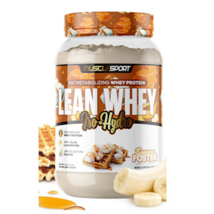 Musclesport Lean Whey Iso Banana Foster Waffle Sundae 907g