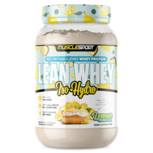 Musclesport Lean Whey Iso Hydro Lemon Pound Cake 907g
