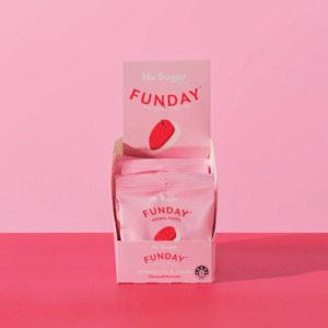 Funday: Strawberry & Cream 50g (12 BAGS IN EVERY BOX)
