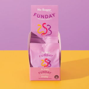 Funday: Fruity Gummy Snake 50g (12 BAGS IN EVERY BOX)