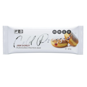 Fibre Boost Single: FIBRE BOOST Jam Donut Flavour 60g Cold Pressed Protein Bar -