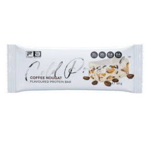 Fibre Boost Single: FIBRE BOOST Coffee Nougat 60g Cold Pressed Protein Bar -