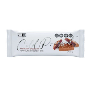 Fibre Boost Single: FIBRE BOOST Turkish Delight Flavour 60g Cold Pressed Protein Bar -