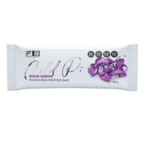 Fibre Boost Single: FIBRE BOOST Sour Grape Flavour 60g Cold Pressed Protein Bar -