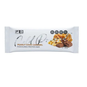 Fibre Boost Single: FIBRE BOOST Peanut Choc Caramel Flavour 60g Cold Pressed Protein Bar -