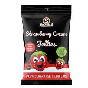 Strawberry & Cream Jellies - 70g