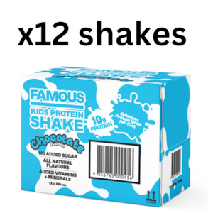Dietary Needs: Kid's Chocolate Protein Shake - 12x 250ml BUNDLE
