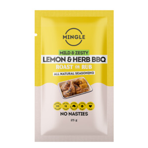 Mingle Seasoning: LEMON & HERB BBQ ROAST OR RUB