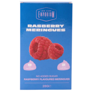 No Added Sugar Raspberry Meringues