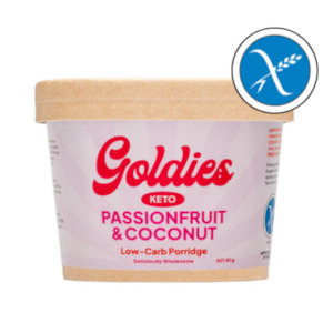 Passionfruit & Coconut Keto Porridge 40g