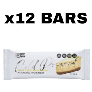 FIBRE BOOST NEW YORK CHEESECAKE 60g x 12 BOX BUNDLE Cold Pressed Protein Bar -