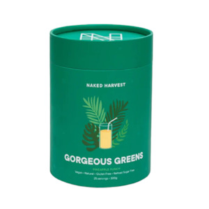 Clean Keto: Nu Harvest Gorgeous Greens Pineapple 300g