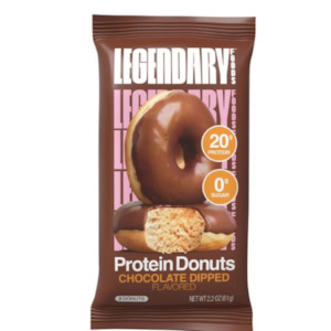 Clean Keto: Chocolate Dipped Protein Donuts (2 Pack)