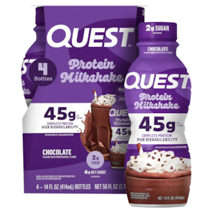Chocolate Protein Shake, 45g Protein 4 Pack