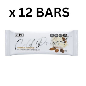 FIBRE BOOST SALTED ALMOND x 12 BOX BUNDLE Cold Pressed Protein Bar -