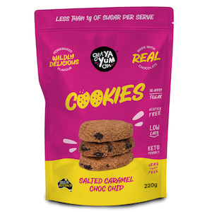 Cookies: BIGGER Cookies Salted Caramel Choc Chip  220g