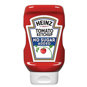 Low Calorie: Heinz No Sugar Added Tomato Ketchup 368ml