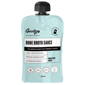 Clean Keto: Gevity Bone Broth Sauce Great Guts Mayo 200g POUCH