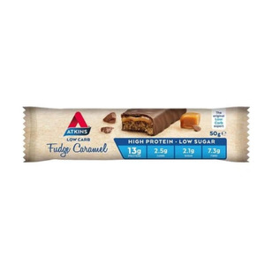 Bundles: Advantage Low Carb Protein Bar Diet Snack Fudge Caramel 50g