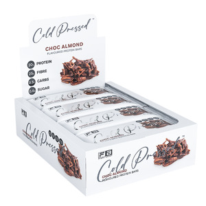 FIBRE BOOST Choc Almond 60g X 12 BOX BUNDLE Cold Pressed Protein Bar