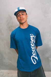 Tops: Beefy Tee 2.0 - Vertical Script