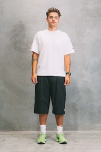 Denim: Phat Short - Bones Patch