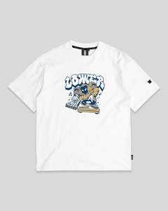 White: Beefy Tee 2.0 - Orbit