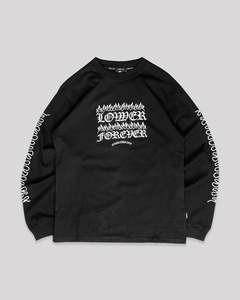 Beefy Longsleeve Tee - English Flames